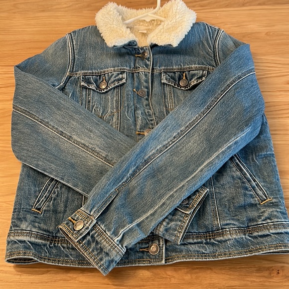 Cat & Jack Other - Cozy warm girl jean jacket